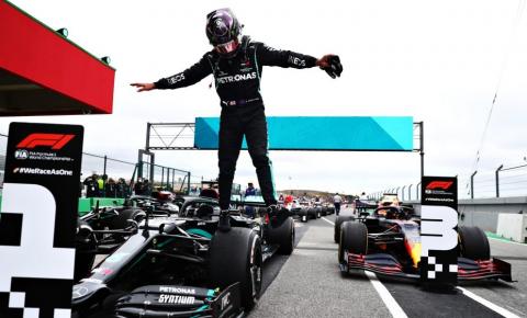 Hamilton chega a 92 vitórias na carreira e ultrapassa recorde de Schumacher