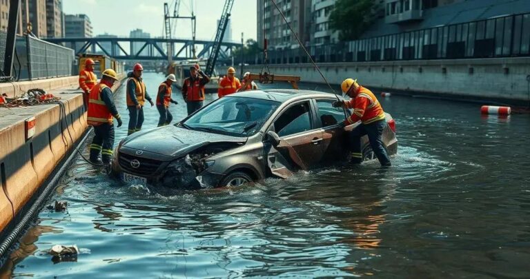carro afogado o que fazer