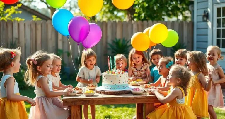 como organizar uma festa de aniversário infantil gastando pouco