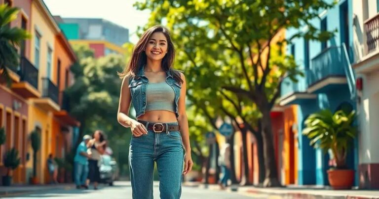como usar mom jeans