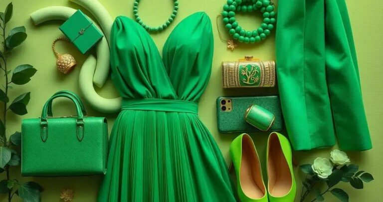 cores que combinam com verde