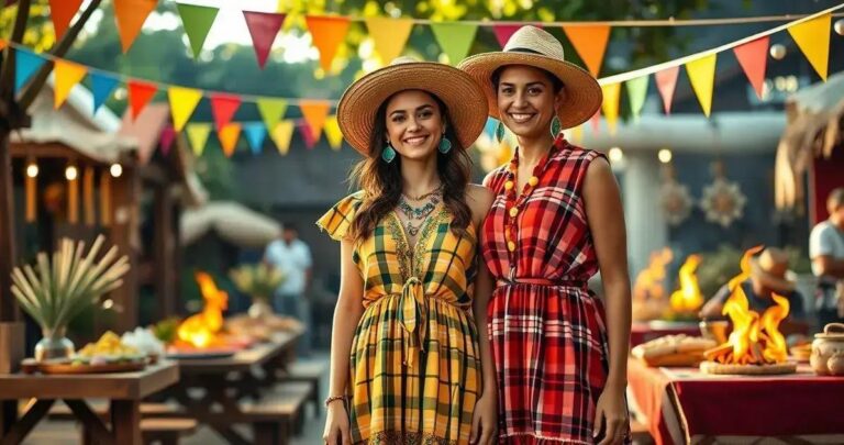 looks para festa junina