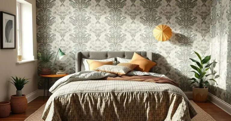 papel de parede para quarto de casal