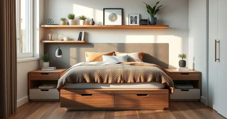 quarto de casal pequeno