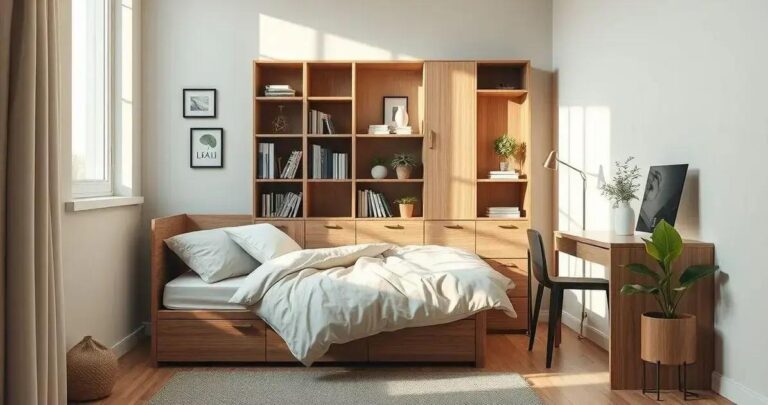 quarto de solteiro pequeno
