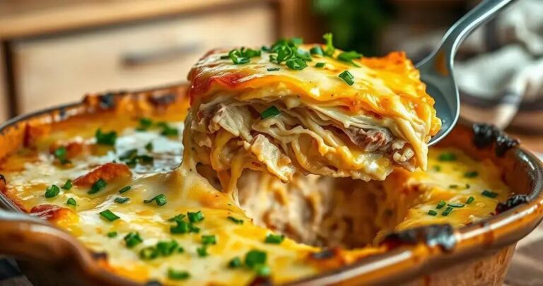 receita de lasanha de frango cremosa