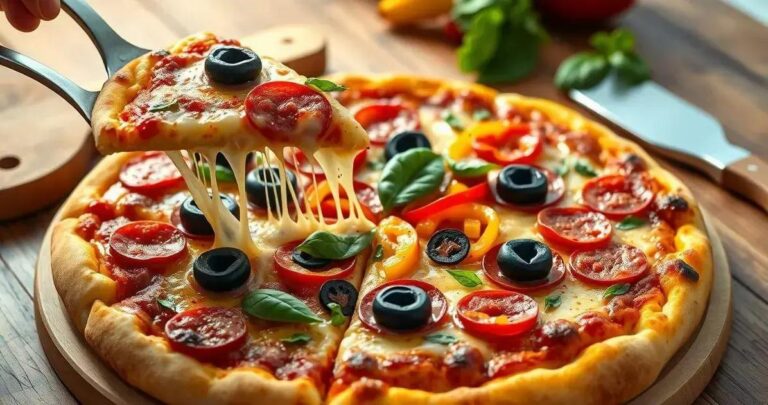 receita de pizza de liquidificador fácil