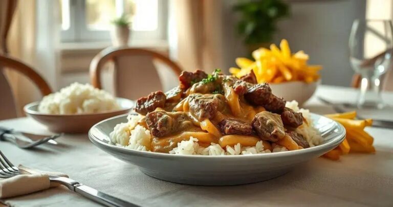 receita de strogonoff de carne simples e rápido
