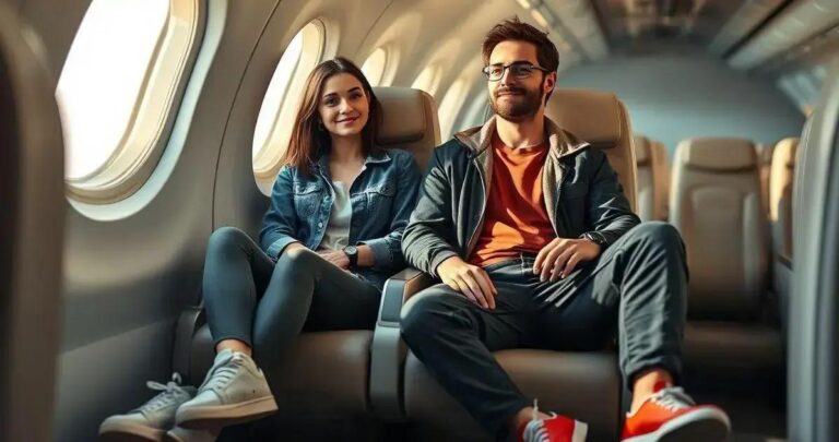 roupas para viajar no avião