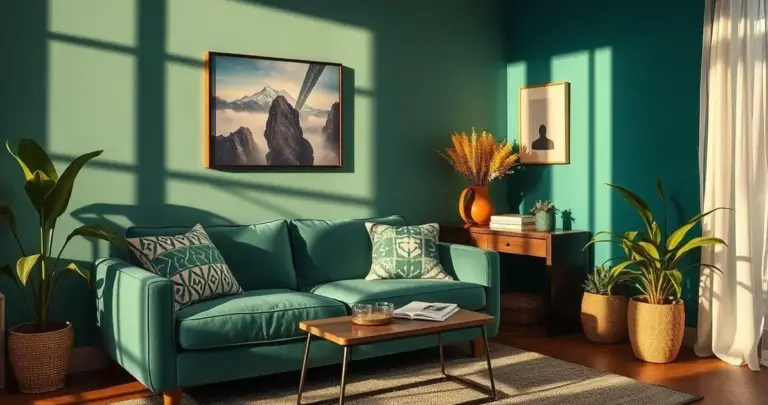 como combinar cores na decoração