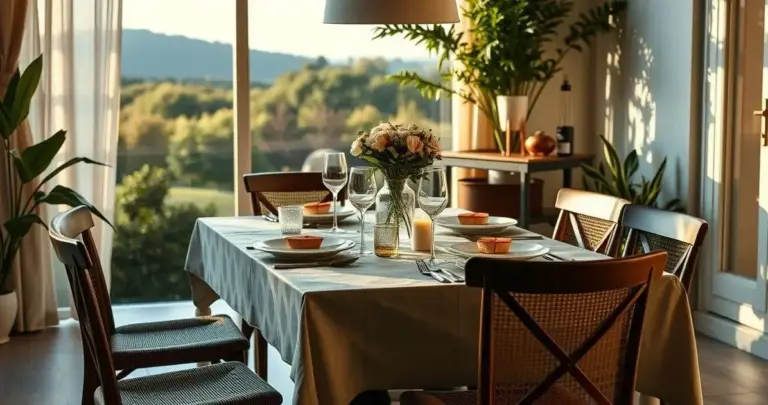 como escolher a mesa de jantar ideal