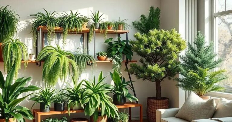 decoração com plantas