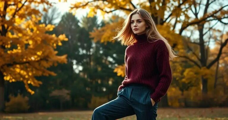 looks com blusa de gola alta