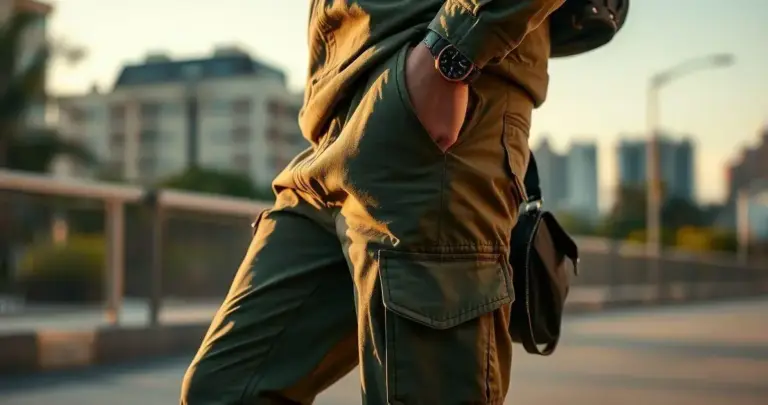 looks com calça cargo