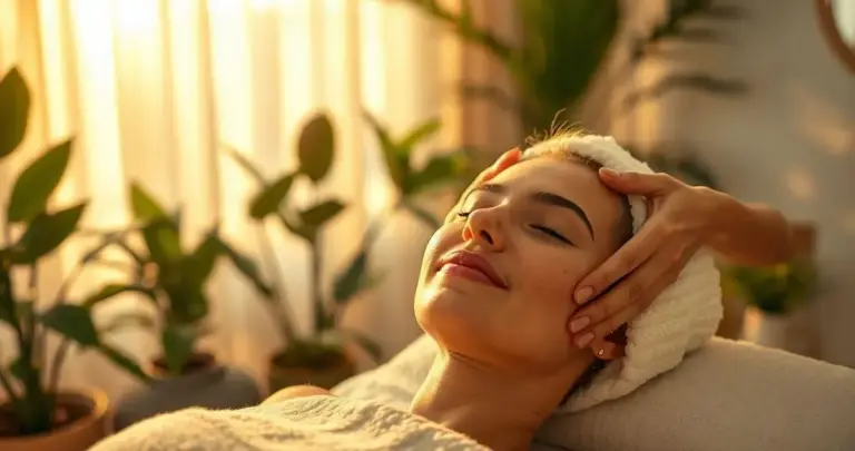 massagem facial