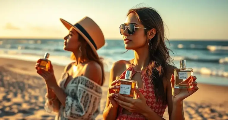 perfumes femininos nacionais para a praia