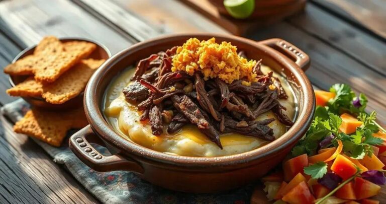 receita de escondidinho de carne seca com mandioca