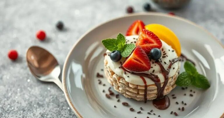 receita de sobremesa rápida com 3 ingredientes